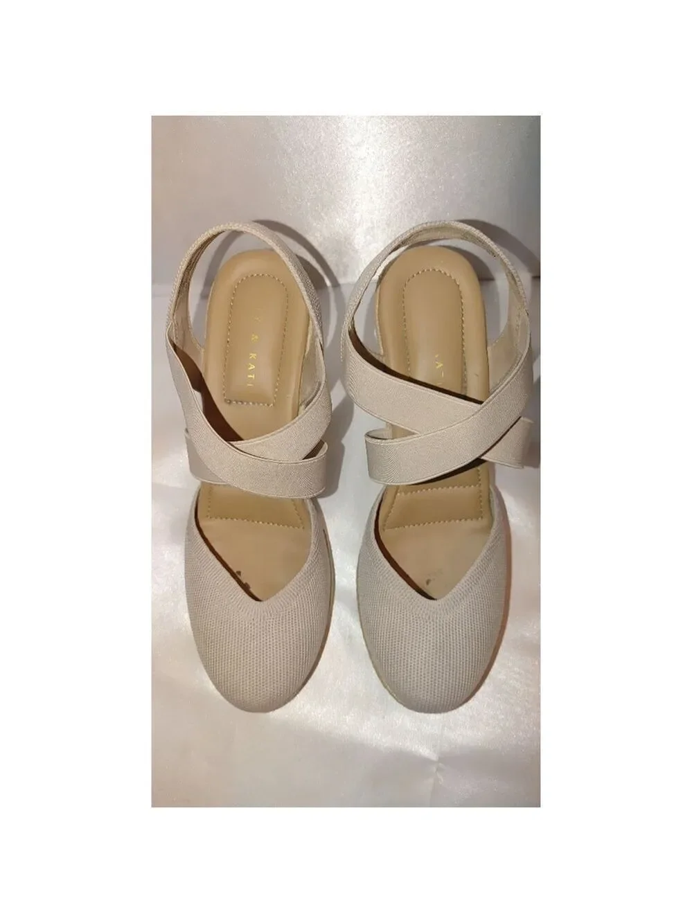 Kelly & Katie Brynn Espadrille Wedge Size 9.5M